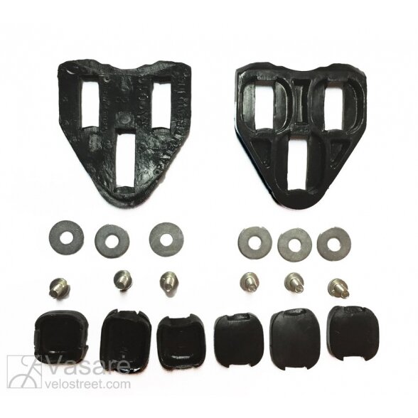 Pedal cleats for LOOK pedals NOT KEO system black