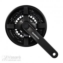 Crankset 6/7/8-Speed Black