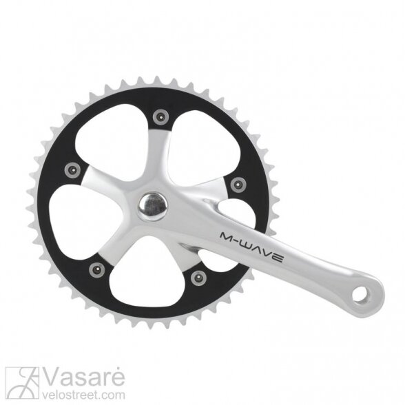 chainwheelset M-WAVE, 1-speed 1