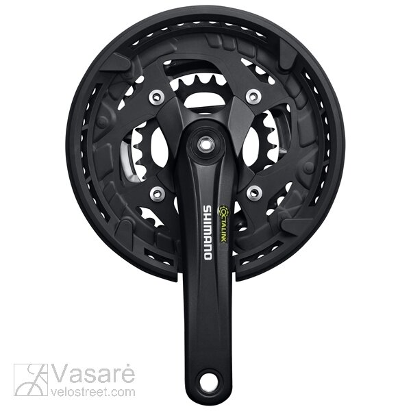 Priekinis žv. blokas SHIMANO FC-T4010 3x9pav. 175MM,44X32X22T, OCTALINK, Black