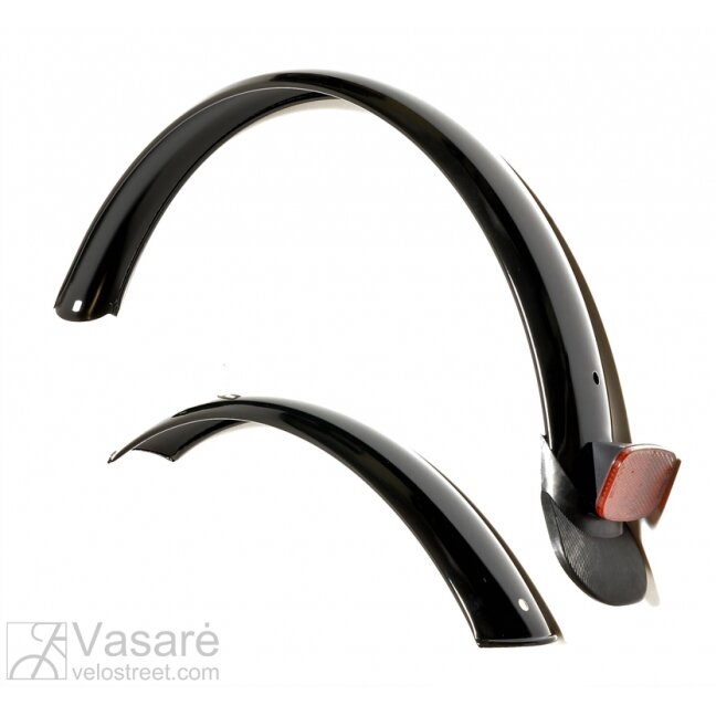 Purvasaugiai 12" Mudg.-set 12"/48 prof.55 Blk St w/mflap MUDGUARD-12