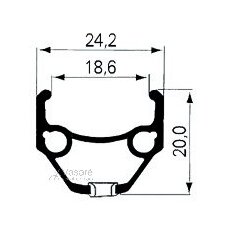 Rim DRAGON L-719 28''