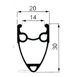 Rim Remerx Taurus 700C 36h. FV 1