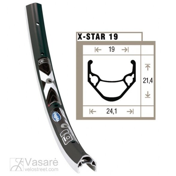 rim Ryde/Rigida X-Star 19 27,5"black