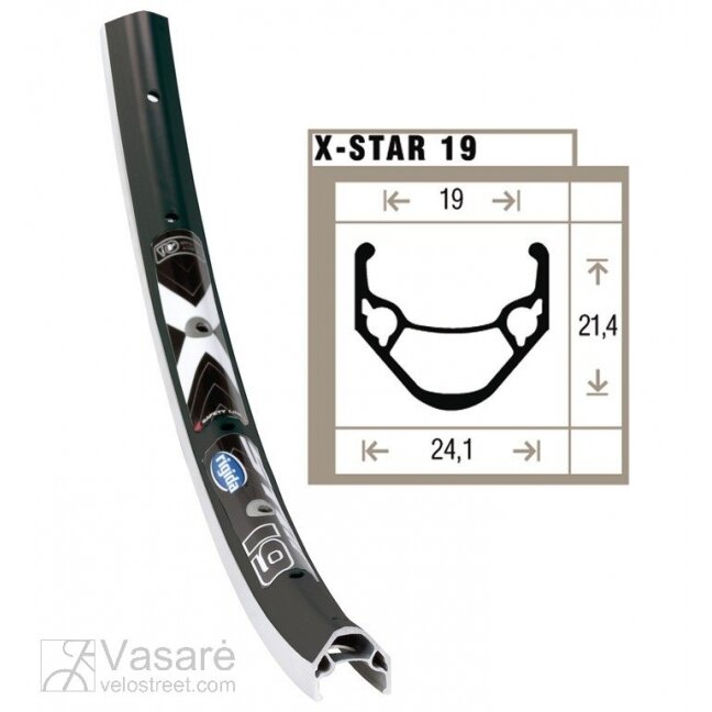 Ratlankis Ryde/Rigida X-Star 19 27,5"black