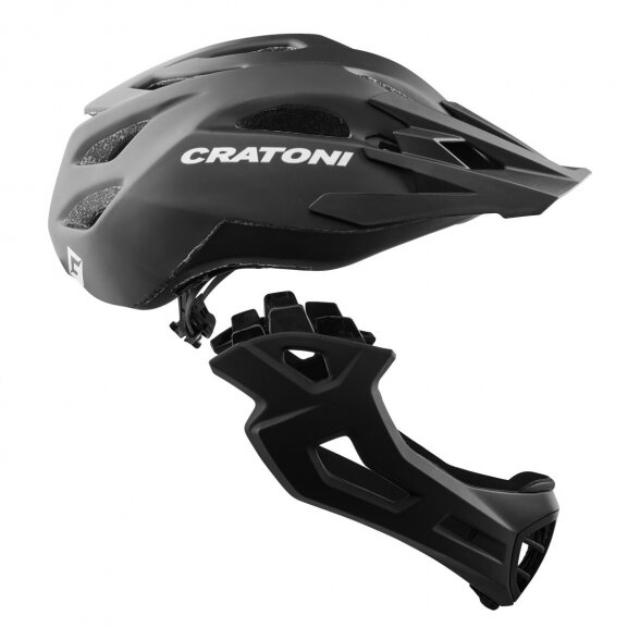 Helmet Cratoni C-Maniac (Freeride), black matt M-L (54-58cm) 1