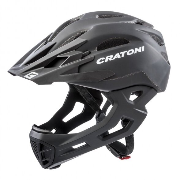 Helmet Cratoni C-Maniac (Freeride), black matt M-L (54-58cm)