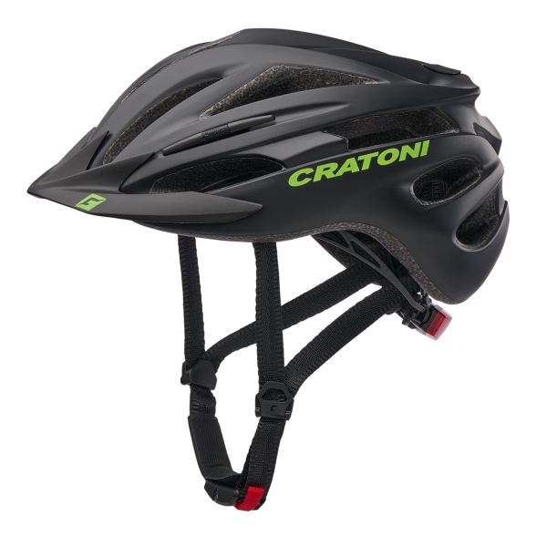 Helmet Cratoni Pacer Jr.  black-Lime matt XS-S 50-55cm