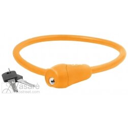 automatic silicone cable lock M-WAVE, 600 x 12 mm