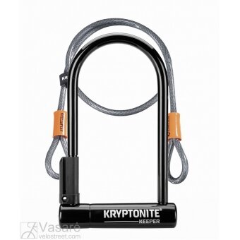 Spyna U-tipo Kryptonite  Keeper 12 STD w/4' Flex