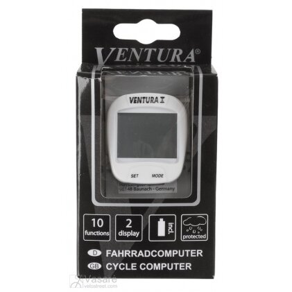 Bicycle Computer Ventura 10 functions white 1