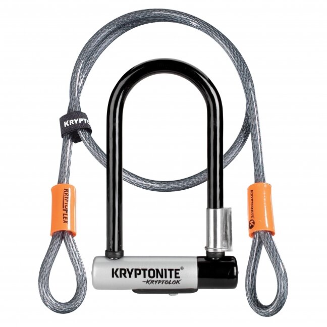 Spyna U-tipo Kryptonite KryptoLok 2 Mini su trosu