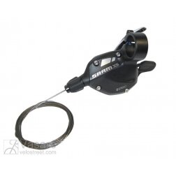 SRAM Shifter X-5 Trigger 2sp Front Black