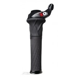 SRAM Shifter X0 Grip Shift 3speed Index Front w Locking Grip Red