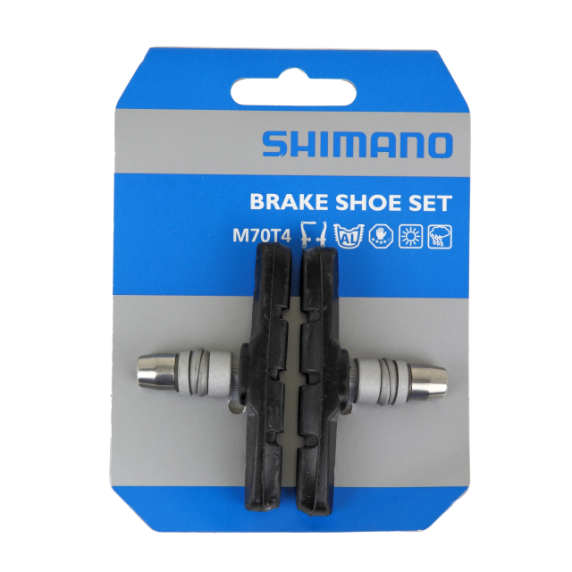 Stabdžių trinkelės Shimano M70T4 Brake shoe set (pair)