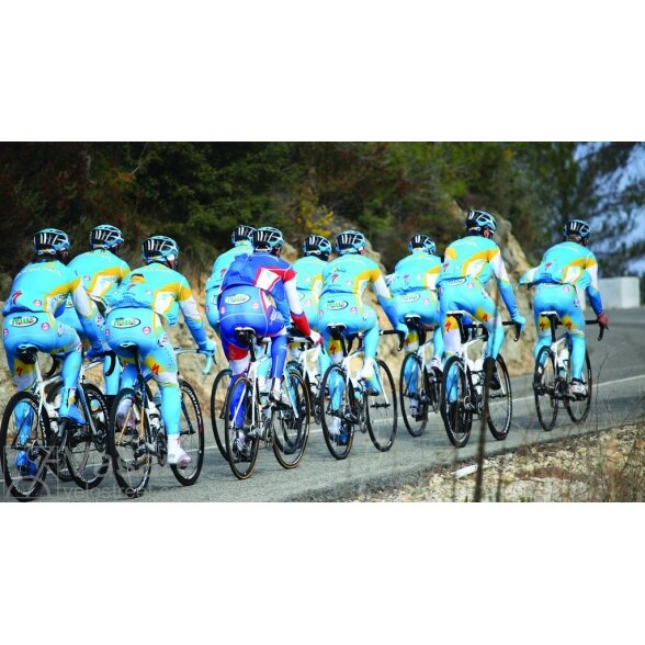 TACX training with Pro team Astana