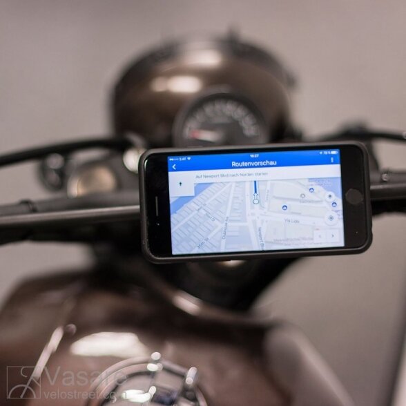 Telefono laikiklio komplektas motociklui ant veidrodėlio SP Connect 2