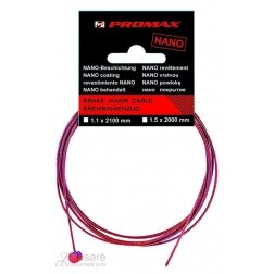 Inner cable for Brakes w Nano coating Red