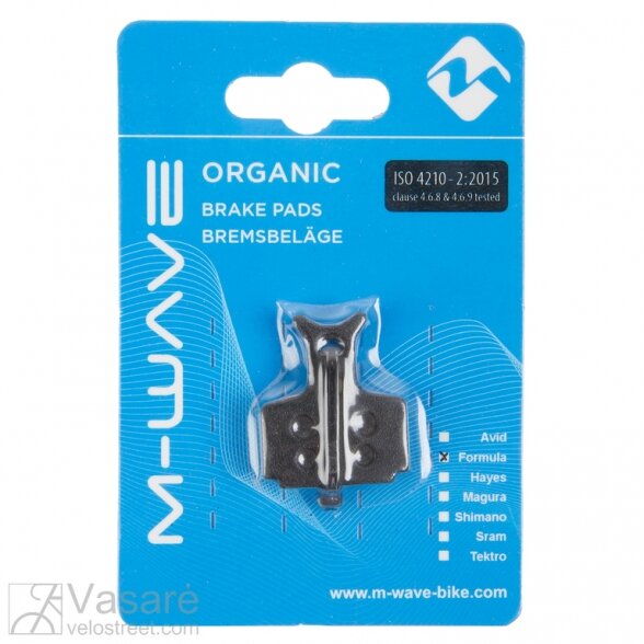 brake-pads, Formula: RX/Mega/T1/TheOne/R1/R1R/RO/C1/CR1/CR organic 1