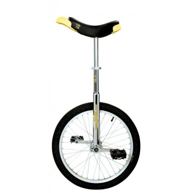 unicycle QU-AX Luxus, 20", chrome, aluminium rim, black tyre