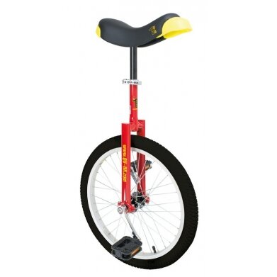 unicycle QU-AX Luxus, 20", red, aluminium rim, black tyre