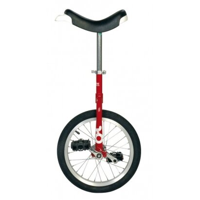 unicycle OnlyOne, 16", red, aluminium rim, black tyre