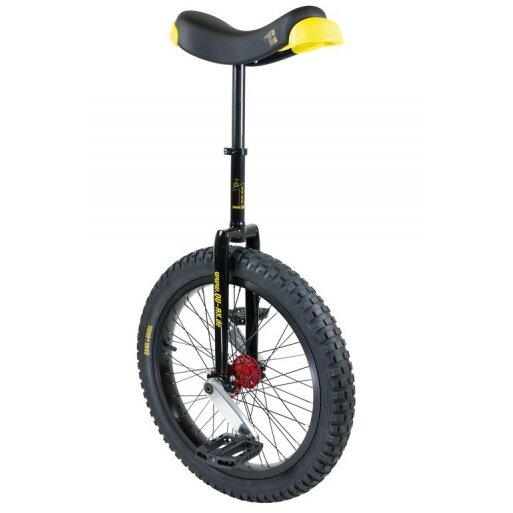 unicycle QU-AX Muni Starter, 20", black, aluminium rim, black tyre