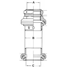 ECO-Head-set 1&quot;, steel, 22.4/30.2/26.4 mm, c.p., 8 parts