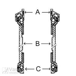 Head set, AHEAD, TANGE SEIKI, 1-1/8