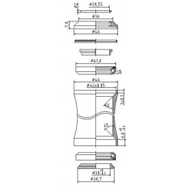 Ahead head set integrated cartridge 1