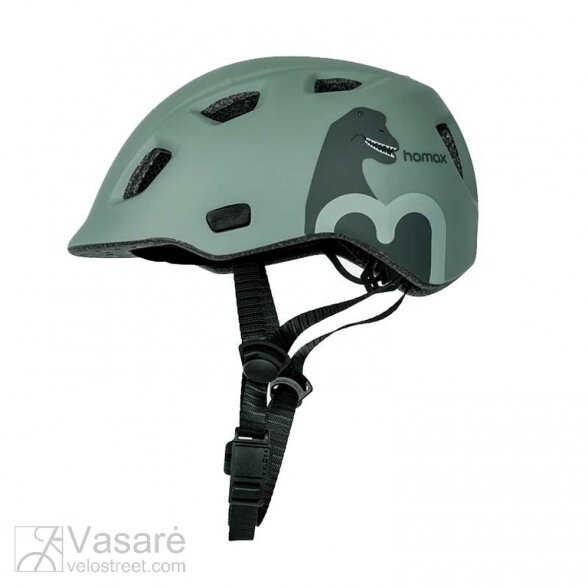 Kids Helmet Hamax Thundercap Green Dino (52-56 cm)