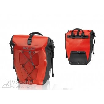 XLC single bag set BA-W38, waterproof, red