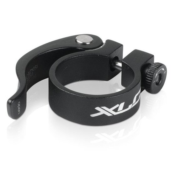 XLC seatpost clamp ring PC-L06, Ø 34,9mm schwarz mit Schnellspanner