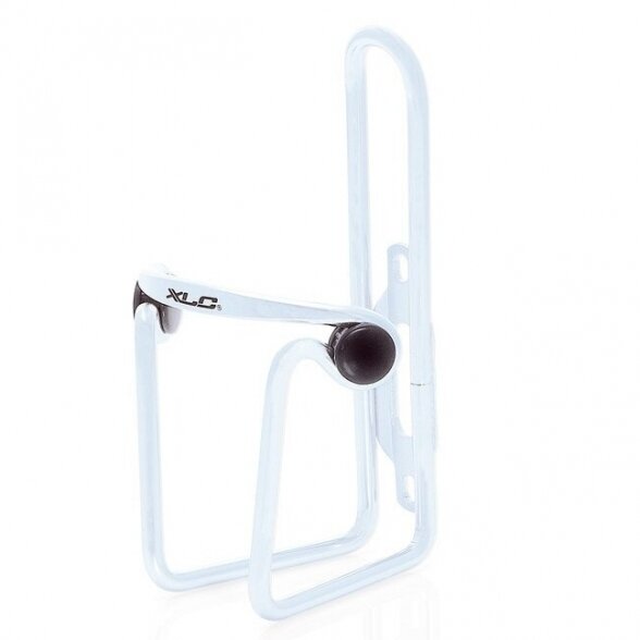 XLC bottle cage alum. BC-A02, white, round padding