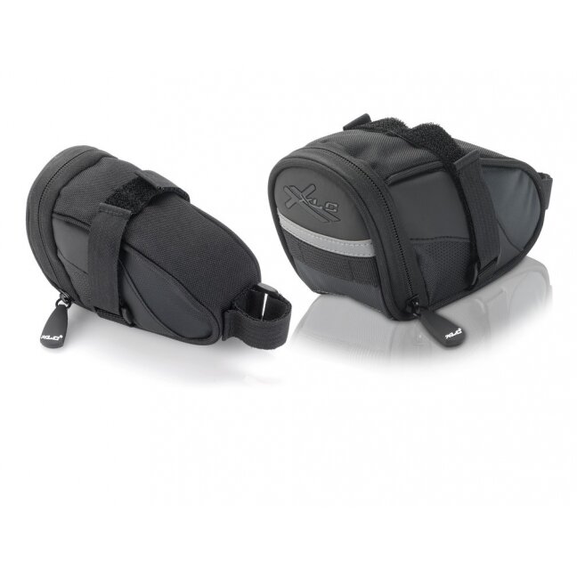 XLC saddle bag BA-S59, black/anthracite,13.5 x 6.4 x 8.4cm,0.3l